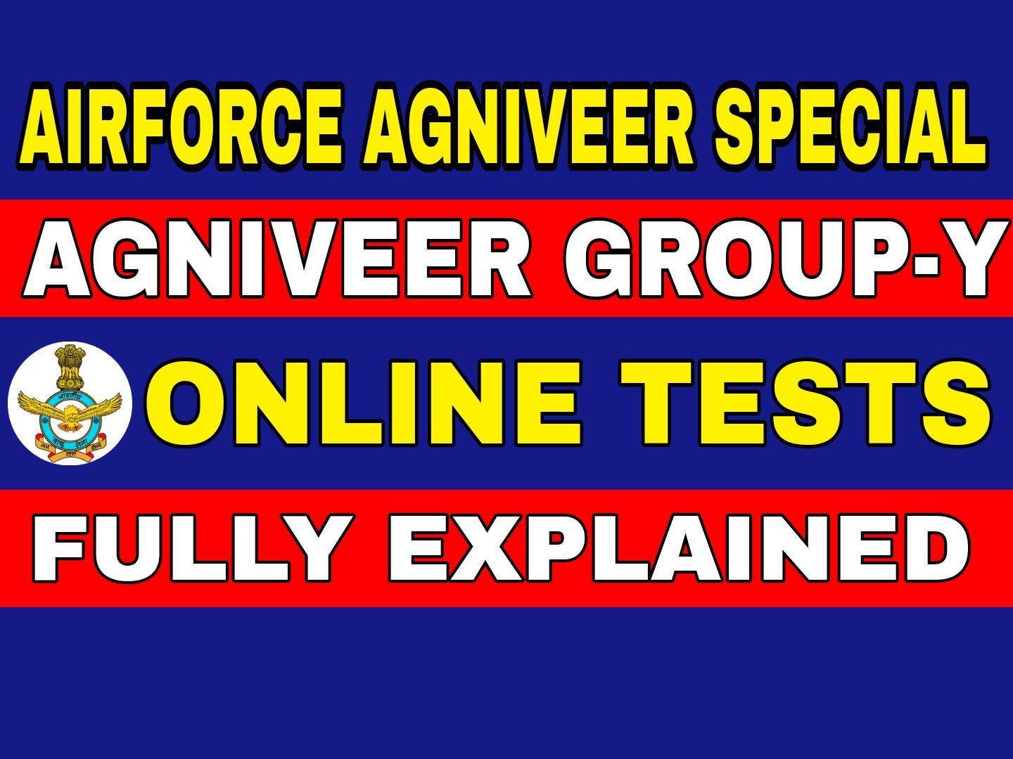 Airforce Agniveer Group-Y Online Tests