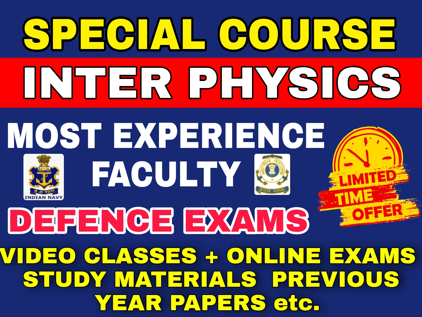 Physics Full Course (Use For NDA CDS AFCAT Airforce Navy Army Coastguard etc. )