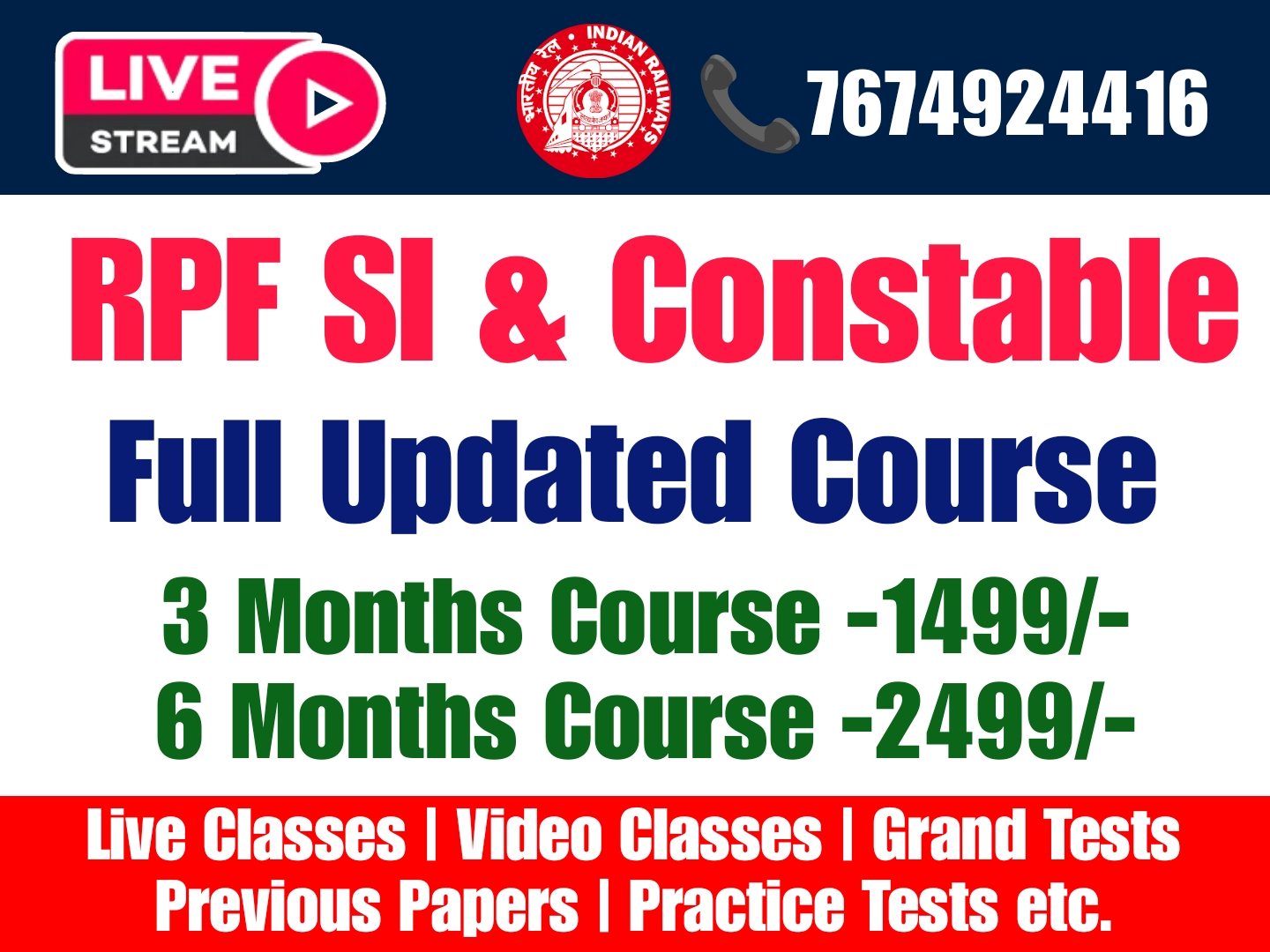 RPF SI AND CONSTABLE Full Course