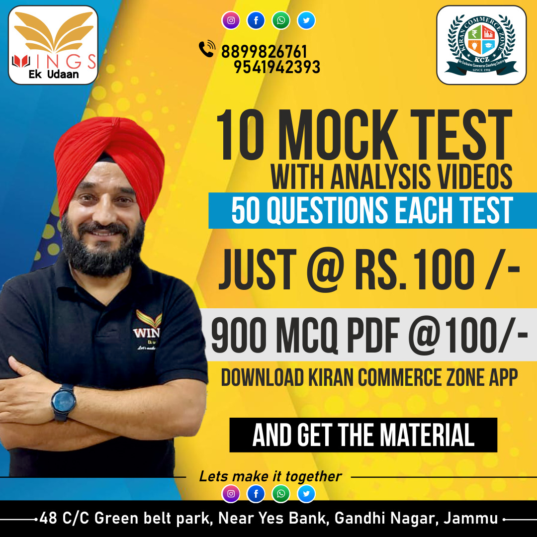 FAA- ACCOUNTANCY MOCK TEST SERIES ( total 10 test )