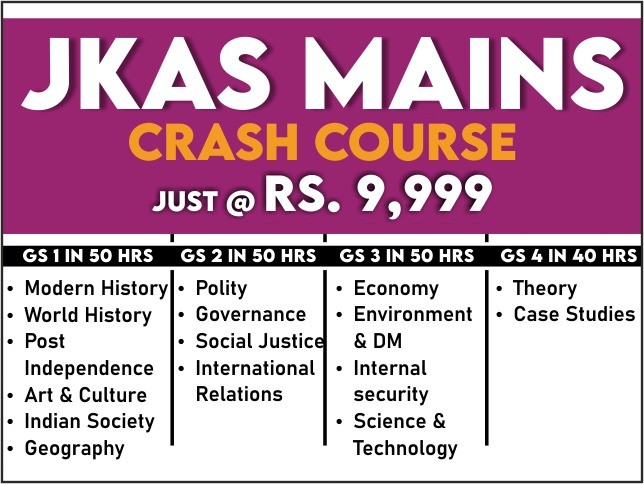 JKAS MAINS CRASH COURSE