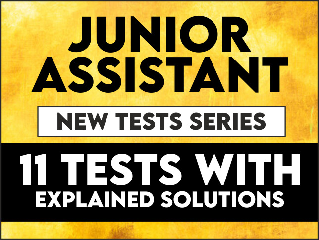 Junior Assistant Test Series