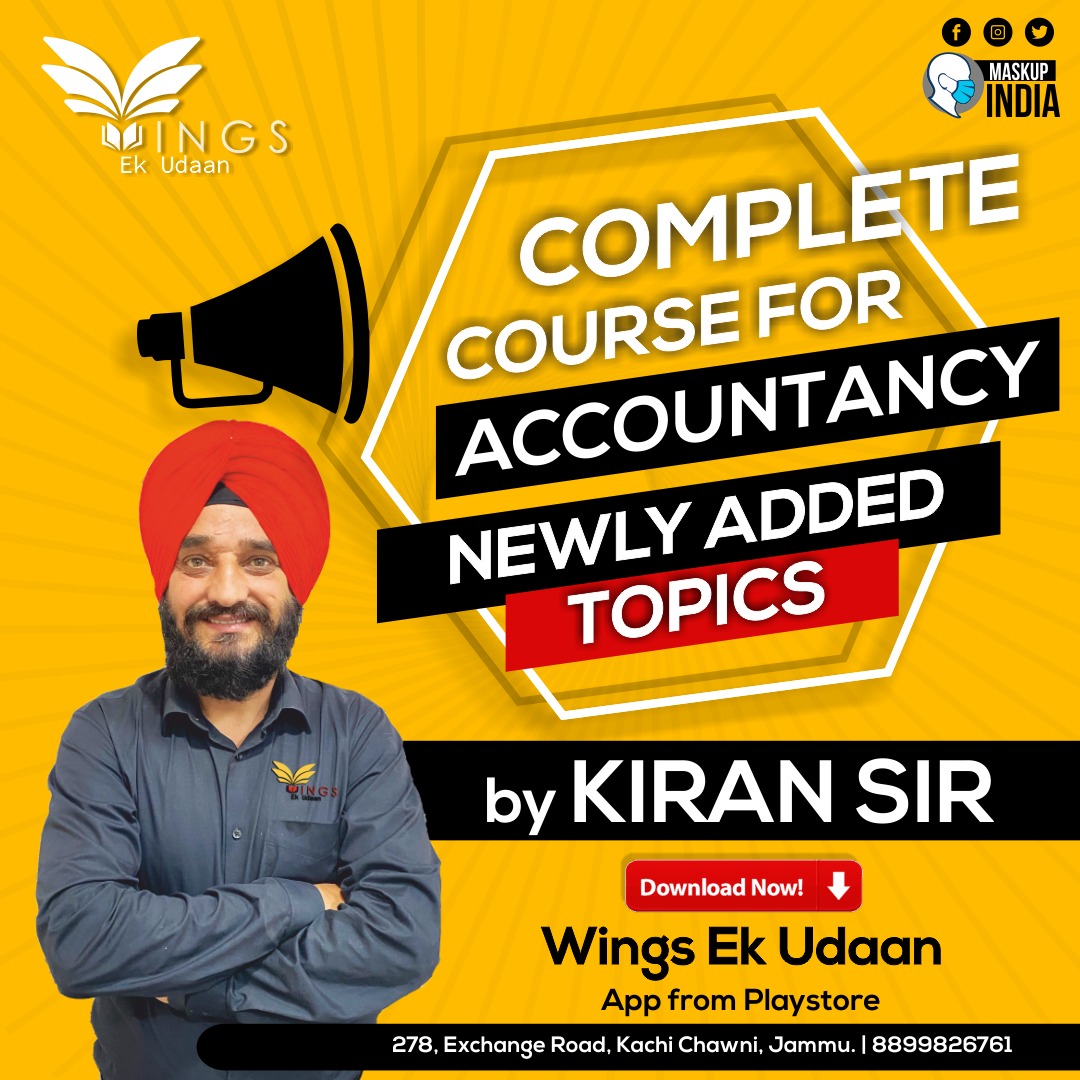 Accountancy Newly Added Topics for JKSSB FAA