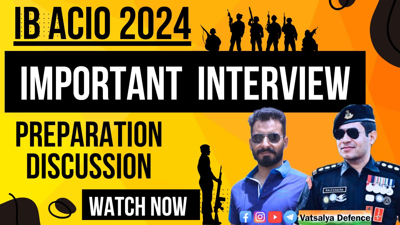 IB ACIO COMPREHENSIVE MOCK INTERVIEW PROGRAM