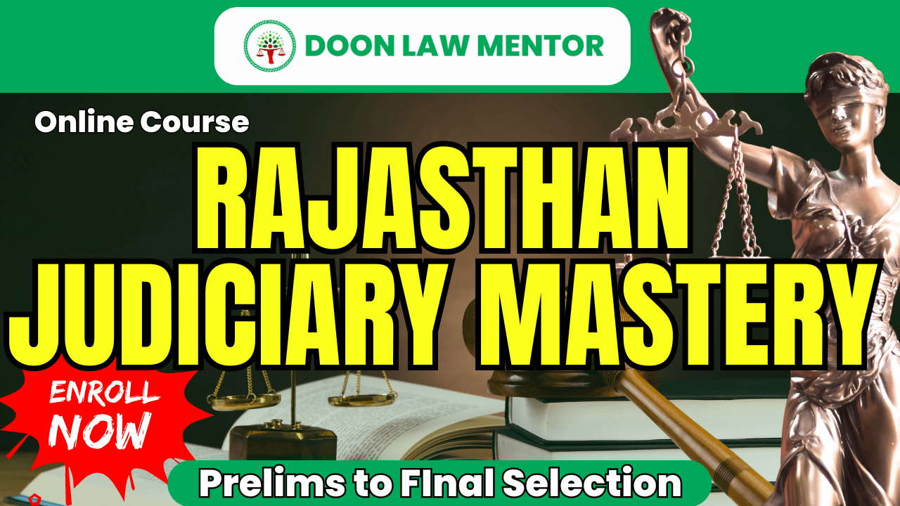 Rajasthan Judiciary Mastery Course